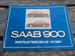 Instructieboek Saab 900, Saab 900 turbo 1981, Ophalen of Verzenden