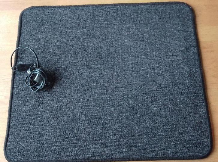 elektrische voetenmat, verwarmde voetenmat, bijverwarming, Huis en Inrichting, Overige Huis en Inrichting, Zo goed als nieuw, Ophalen of Verzenden
