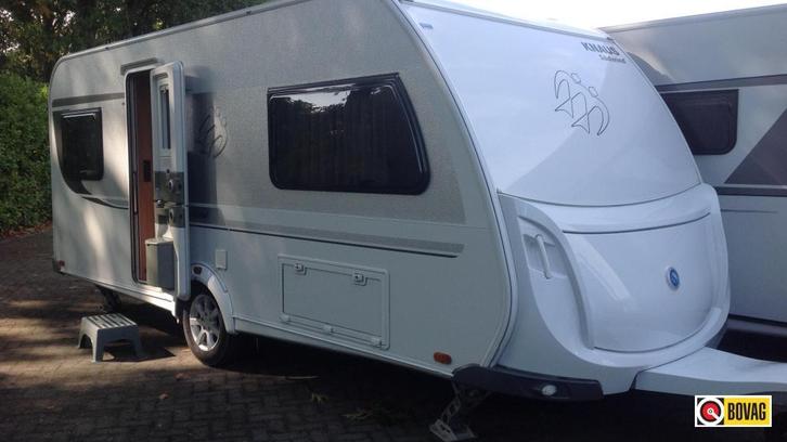 Knaus Sudwind 500 FVU, Caravans en Kamperen, Caravans, tot en met 4, Rondzit, Knaus, Frans bed, Overige typen, Fietsenrek, Gascomfoor