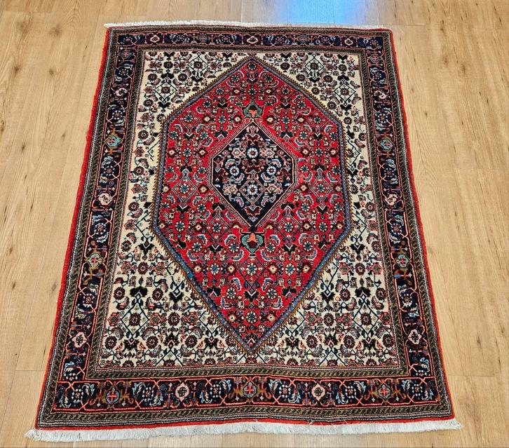 Vintage handgeknoopt perzisch tapijt bidjar 151x115, Huis en Inrichting, Stoffering | Tapijten en Kleden, Gebruikt, 100 tot 150 cm