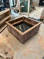 Hardhouten bloembak, Tuin en Terras, Ophalen, Vierkant, Nieuw, Tuin