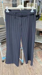 Broek Blauw met streepje Flared model Promiss maat 40, Promiss, Blauw, Zo goed als nieuw, Lang