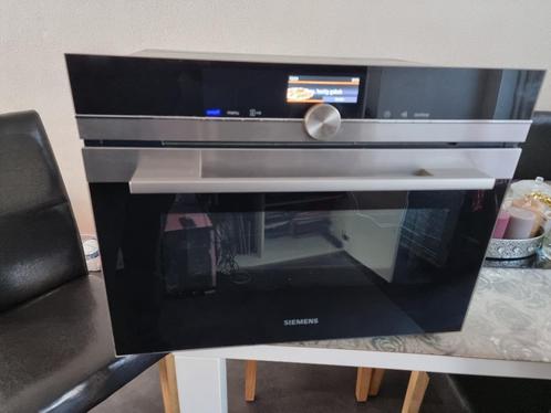 Siemens combi inbouw oven magnetron functie CM636GBS1/40, Witgoed en Apparatuur, Ovens, Gebruikt, Inbouw, Oven met grill, 45 tot 60 cm