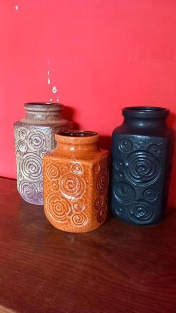 set van 3 Jura West-Germany vazen beschikbaar voor biedingen