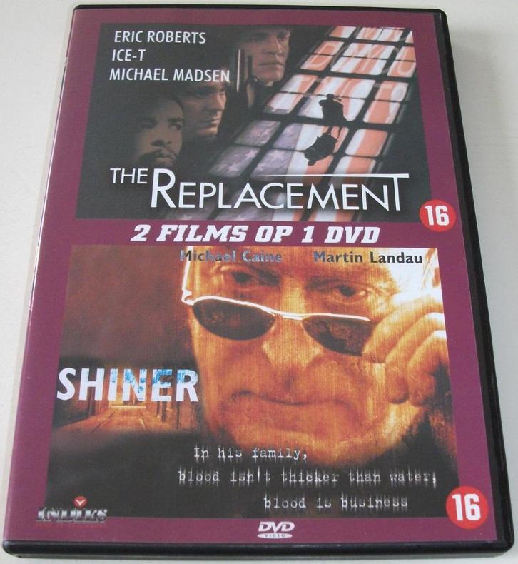 Dvd *** REPLACEMENT & SHINER ***, Cd's en Dvd's, Dvd's | Thrillers en Misdaad, Zo goed als nieuw, Overige genres, Vanaf 16 jaar