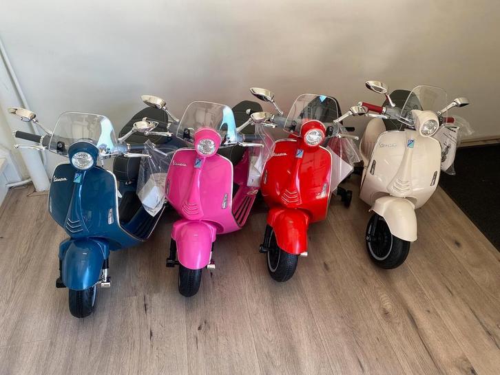 Vespa GTS Kinderscooter | 12V - Eenvoudig Bestuurbaar, Kinderen en Baby's, Speelgoed | Buiten | Accuvoertuigen, Nieuw, Ophalen of Verzenden