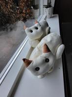 Deurstoppers in de vorm van poes, twee maal, Ophalen of Verzenden