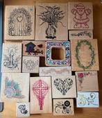 17 houten stempeks nu 17,00, Hobby en Vrije tijd, Ophalen of Verzenden, Houten stempel