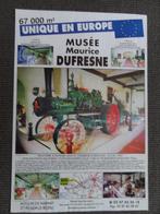 poster Musée Maurice Dufresne, landbouwmachines, tractor, Verzenden, Deurposter of groter, Overige onderwerpen, Rechthoekig Staand