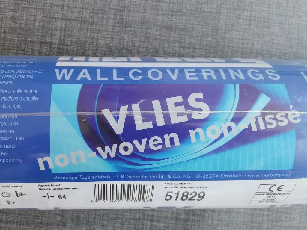 8 Rollen Vliesbehang Nieuw, Ophalen of Verzenden, 10 tot 25 m², Grijs, Modern