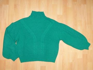 Leuke groene gebreide trui van Vero Moda, maat S beschikbaar voor biedingen