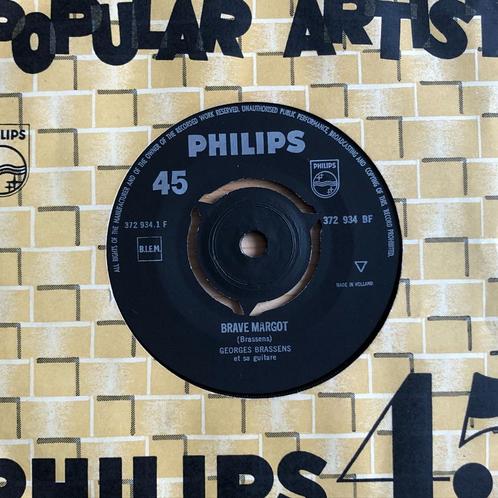 1962	Georges Brassens		Brave Margot, Cd's en Dvd's, Vinyl Singles, Zo goed als nieuw, Single, Pop, 7 inch, Verzenden