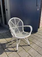 Prachtig vintage rotan stoeltje wit, Ophalen