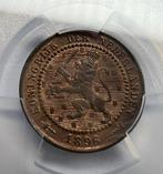 Nederland. Wilhelmina. 1 Cent 1896. PCGS MS64RB, Ophalen of Verzenden, Koningin Wilhelmina