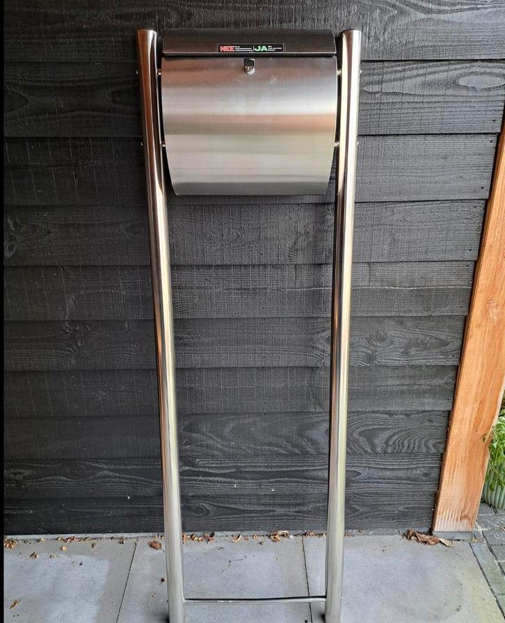 Brievenbus RVS, Tuin en Terras, Brievenbussen, Zo goed als nieuw, Rvs, Ophalen of Verzenden