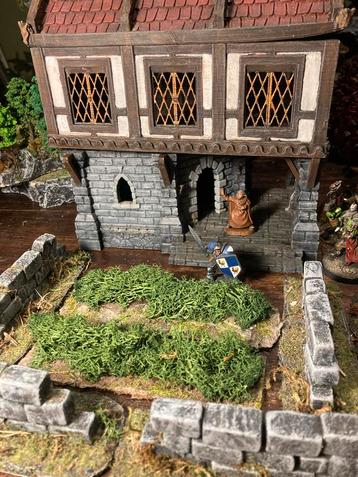 Miniatuur Heggen Terrein - D&D/Wargaming beschikbaar voor biedingen