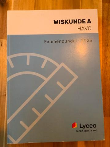 Examenbundel Wiskunde A HAVO 2023 beschikbaar voor biedingen
