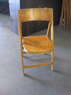 Set van 4 Vintage houten klapstoelen, Gebruikt