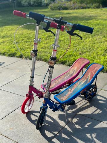  Spacescooter step blauw  beschikbaar voor biedingen