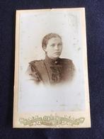 CDV, Jongedame, S. Goudsmit, Enschede, Carte de Visite, Verzamelen, Foto's en Prenten, Ophalen of Verzenden, Voor 1940, Gebruikt