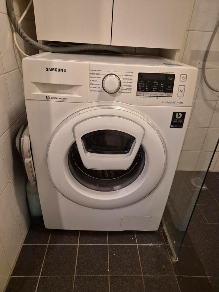 Samsung Eco Bubble Wasmachine, Witgoed en Apparatuur, Wasmachines, Gebruikt, Voorlader, 6 tot 8 kg, 85 tot 90 cm, 1200 tot 1600 toeren