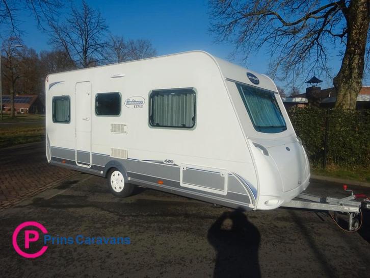 Caravelair Ambiance 450 Enkele Bedden+Rondzit+Mover, Caravans en Kamperen, Caravans, Bedrijf, tot en met 4, 1000 - 1250 kg, Caravelair