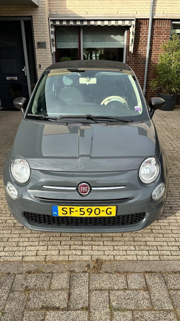 Fiat 500C 0.9  Turbo Twinair 2018 Grijs. APK nog jaar geldig, Auto's, Fiat, Particulier, 500C, ABS, Airbags, Airconditioning, Alarm