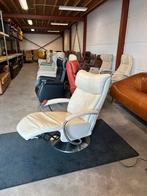 Relaxfauteuil , design wit leren relax fauteuil Himolla, 2871SK, Mariansoliak8@gmail.com, Ophalen of Verzenden, Zo goed als nieuw