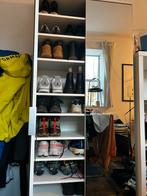 Ruime schoenenkast met spiegeldeuren - 80x35,5x190 cm, Huis en Inrichting, Kasten | Schoenenkasten, Ophalen, Zo goed als nieuw