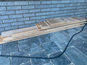 m² Eiken 12+4 duoplank, 22cm breed, rustiek AB velling+ beschikbaar voor biedingen