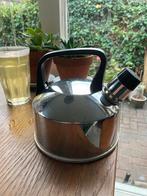 Stijlvolle retro fluitketel, Ophalen of Verzenden, Gebruikt