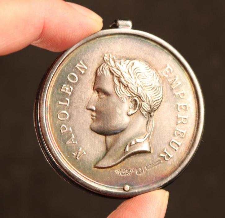 Vintage Napoleon loupe in doos, Antiek en Kunst, Antiek | Overige Antiek, Ophalen of Verzenden