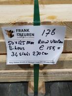 pakket 176 B keus ruw vuren 50x125mm 270cm lang, Tuin en Terras, Palen, Balken en Planken, Nieuw, 250 cm of meer, Balken, Ophalen