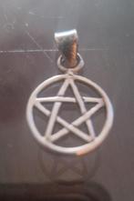 Pentagram hangertje religieus, Sieraden, Tassen en Uiterlijk, Kettinghangers, Gebruikt, Ophalen of Verzenden, Kruis of Symbool