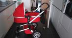 Joolz kinderwagen - Rood, Kinderen en Baby's, Kinderwagens en Combinaties, Gebruikt, Ophalen of Verzenden, Verstelbare duwstang