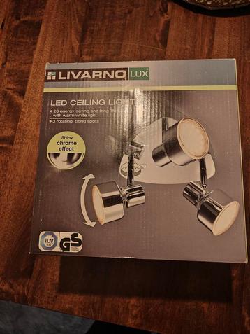 Livarno Lux Plafondlamp - LED Spots - Chroom 3 Spots beschikbaar voor biedingen