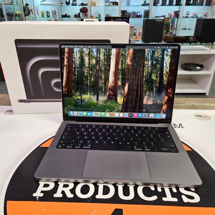 Macbook Pro 2021 M1 Pro 14 - 16GB - 512GB - Cycli 145, Computers en Software, Apple Macbooks, Zo goed als nieuw