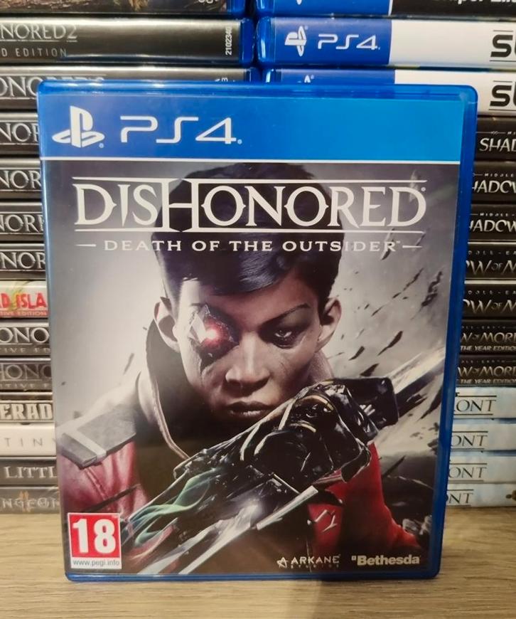 Dishonored death of the outsider playstation 4, Spelcomputers en Games, Games | Sony PlayStation 4, Zo goed als nieuw, Avontuur en Actie
