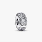 Pandora clipbedel pavé hart, Ophalen, Pandora, Nieuw, 1 bedel