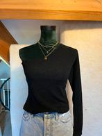 Glitter one shoulder top - perfect voor feestjes! Maat M, Maat 38/40 (M), Zwart, Ophalen of Verzenden, Zo goed als nieuw