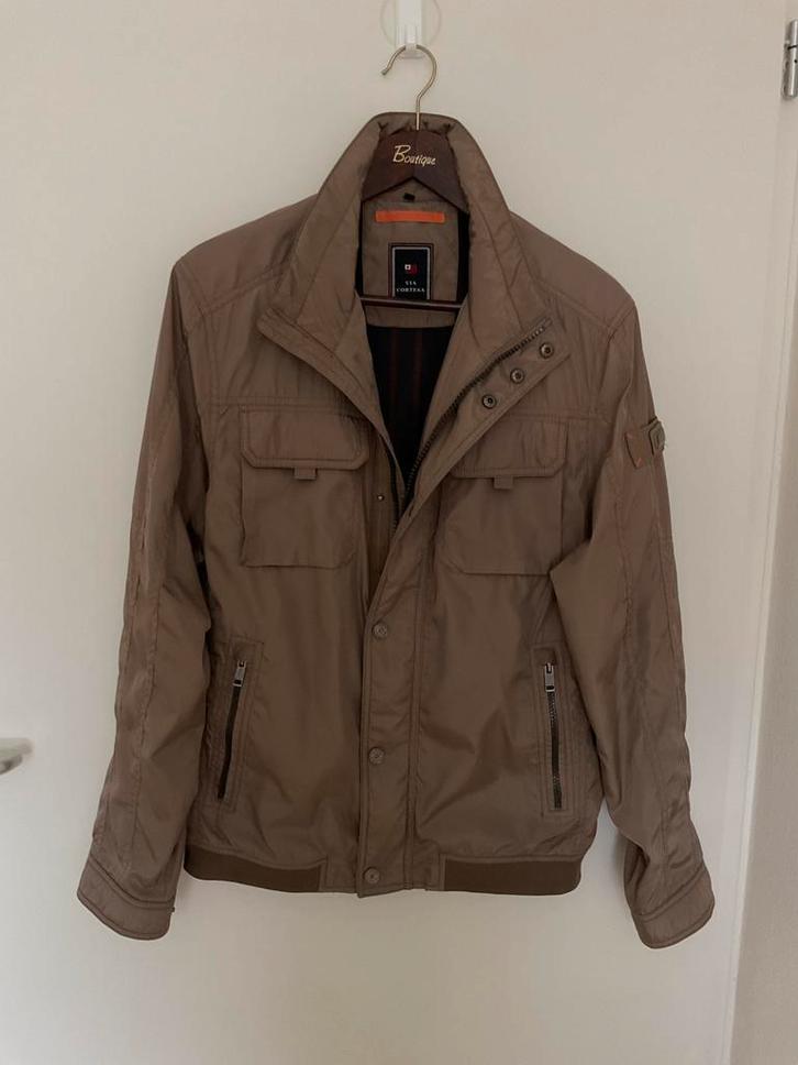 Fijne zomer herenjack, mt 50/M, beige, gevoerd, als nieuw!!, Kleding | Heren, Jassen | Zomer, Zo goed als nieuw, Maat 48/50 (M)