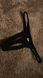Leuke zwarte sexy open heren string S, Ophalen of Verzenden, Zwart, Slip