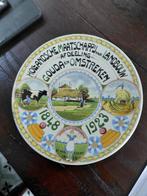 Gedenkbord Hollandse Maatschappij van Landbouw Gouda, Ophalen of Verzenden