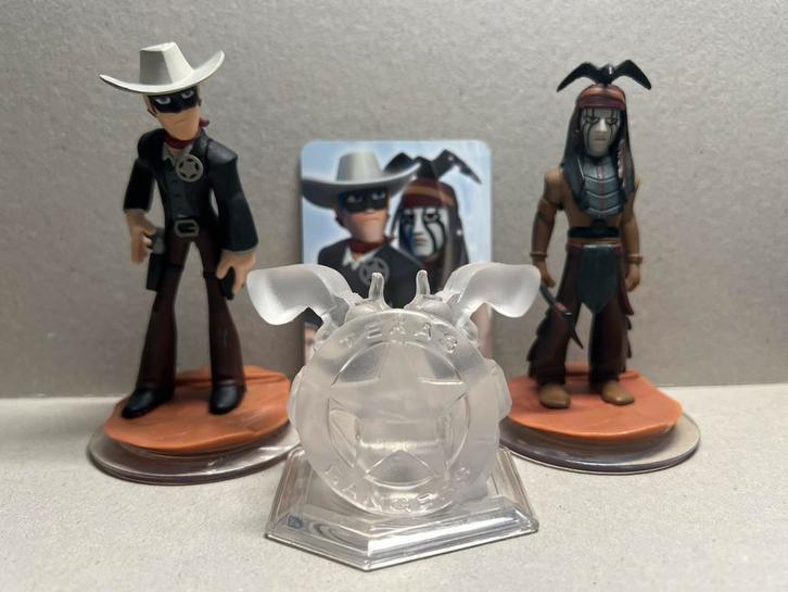 Disney Infinity 1.0 Texas Lone Ranger Play Set Pack mét kaar, Spelcomputers en Games, Games | Nintendo Wii, Zo goed als nieuw
