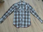 Arrow - Mooi blauw geruit overhemd - L, Blauw, Arrow, Ophalen of Verzenden, Zo goed als nieuw