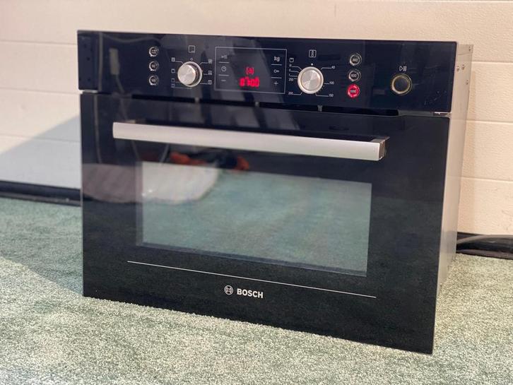 Bosch Inbouw Combimagnetron - Zwart HBC84E663, Witgoed en Apparatuur, Ovens, Gebruikt, Inbouw, Oven met grill, 45 tot 60 cm, Hete lucht
