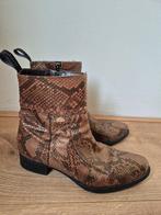 Sch83 - Bruine leren Roberto Botticelli enkellaarzen maat 40, Ophalen of Verzenden, Zo goed als nieuw, Bruin