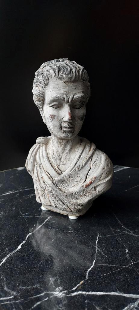 PTMD Buste Steen - Stoer & Landelijk - 16cm, Antiek en Kunst, Kunst | Beelden en Houtsnijwerken, Ophalen of Verzenden