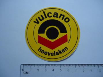 sticker oud Vulcano hoevelaken autoband rubber fabriek  beschikbaar voor biedingen