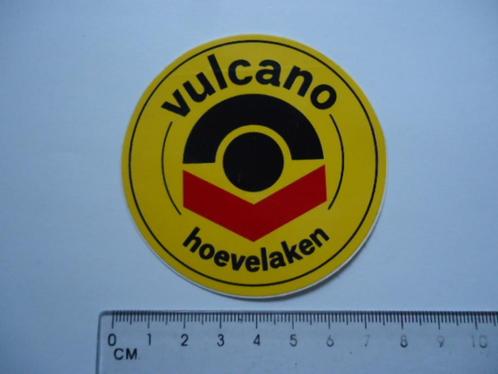 sticker oud Vulcano hoevelaken autoband rubber fabriek, Verzamelen, Stickers, Zo goed als nieuw, Bedrijf of Vereniging, Verzenden